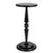 Hello Honey® 25" Black Bishop Pedestal Cocktail Side Table